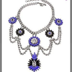 NWT Amrita Symgh Gunmetal Celebration Necklace